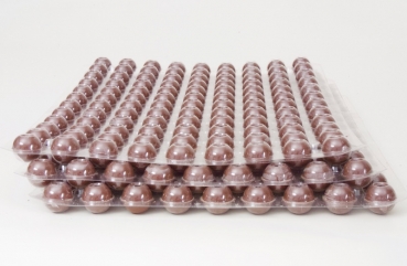 3 Set - Mini Schokoladen Hohlkugeln Vollmilch - Pralinen Hohlkörper  von sweetART